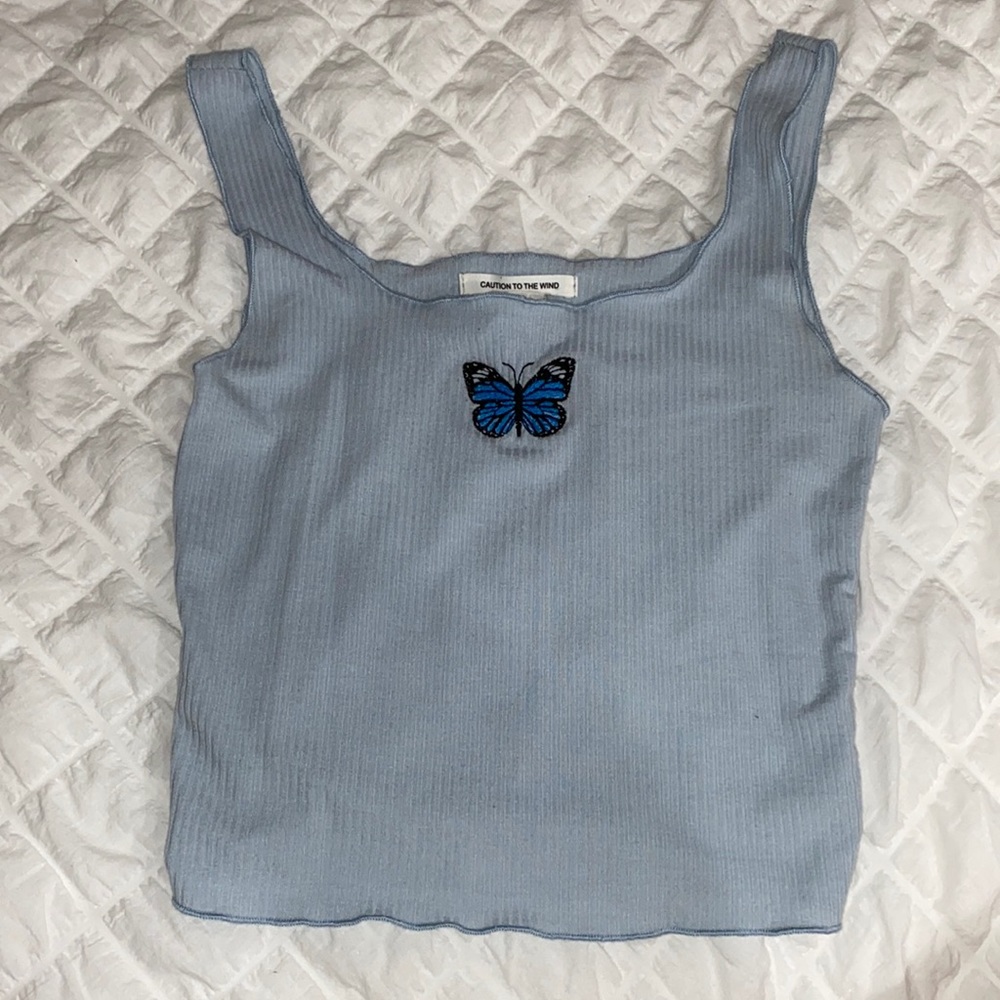 Caution To The Wind Tank-Top